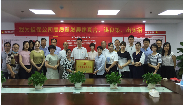 “不忘初心、牢記使命，我為擔(dān)保公司高質(zhì)量發(fā)展”出謀劃策                                                                                     ——擔(dān)保公司舉辦主題黨日活動