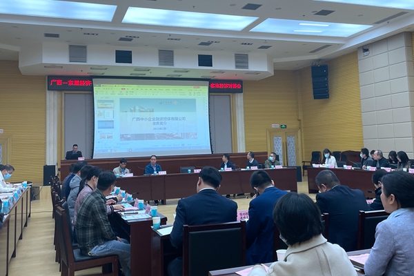 中小擔(dān)保南寧營業(yè)部應(yīng)邀參加廣西—東盟經(jīng)濟(jì)技術(shù)開發(fā)區(qū)金融服務(wù)實(shí)體經(jīng)濟(jì)對(duì)接會(huì)